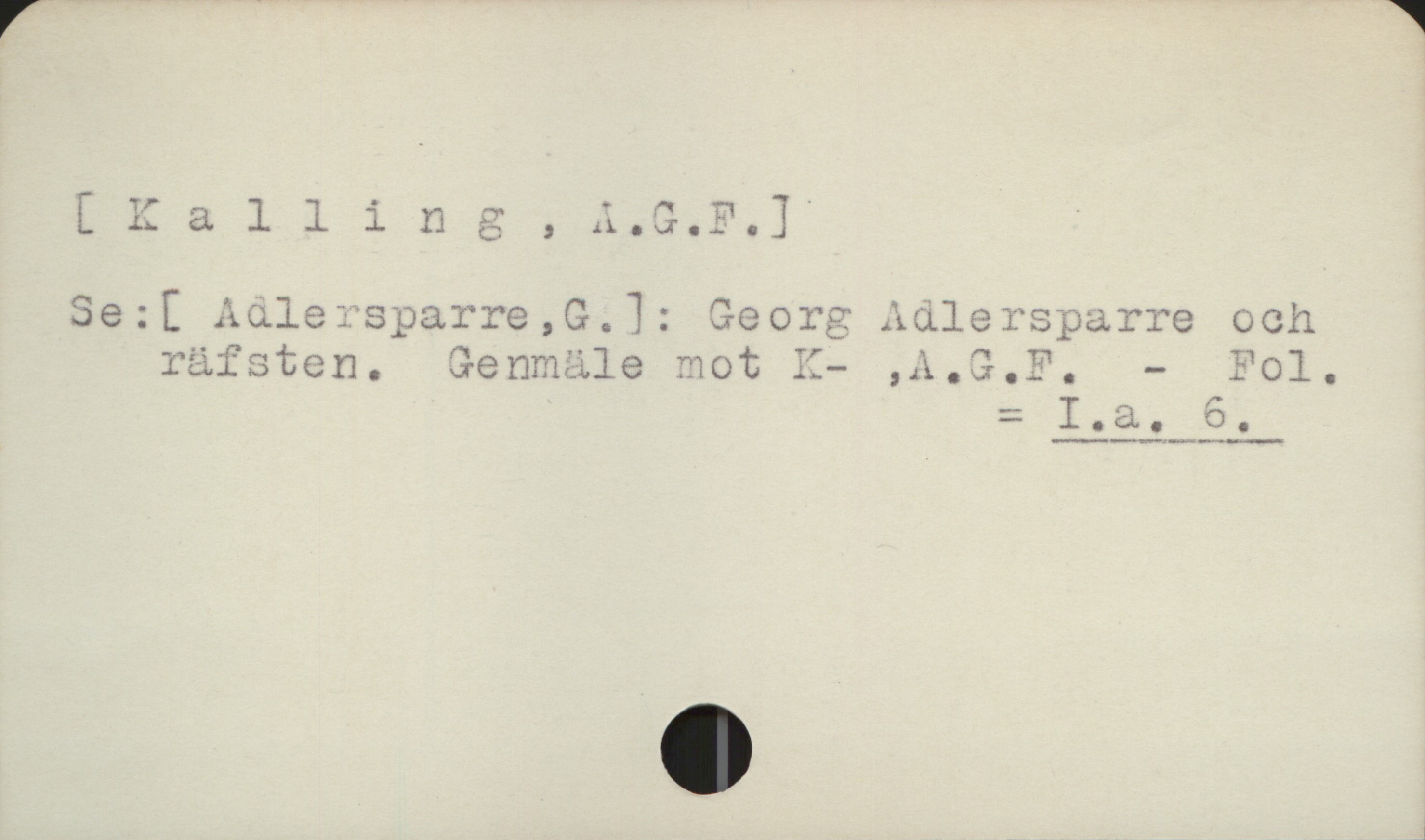  Se :[ Aale-sparre,G.l];: Georg Adlersparre och
CGenmäle mot I- ,A.,.7.", - "ol.
= I.a, S.


