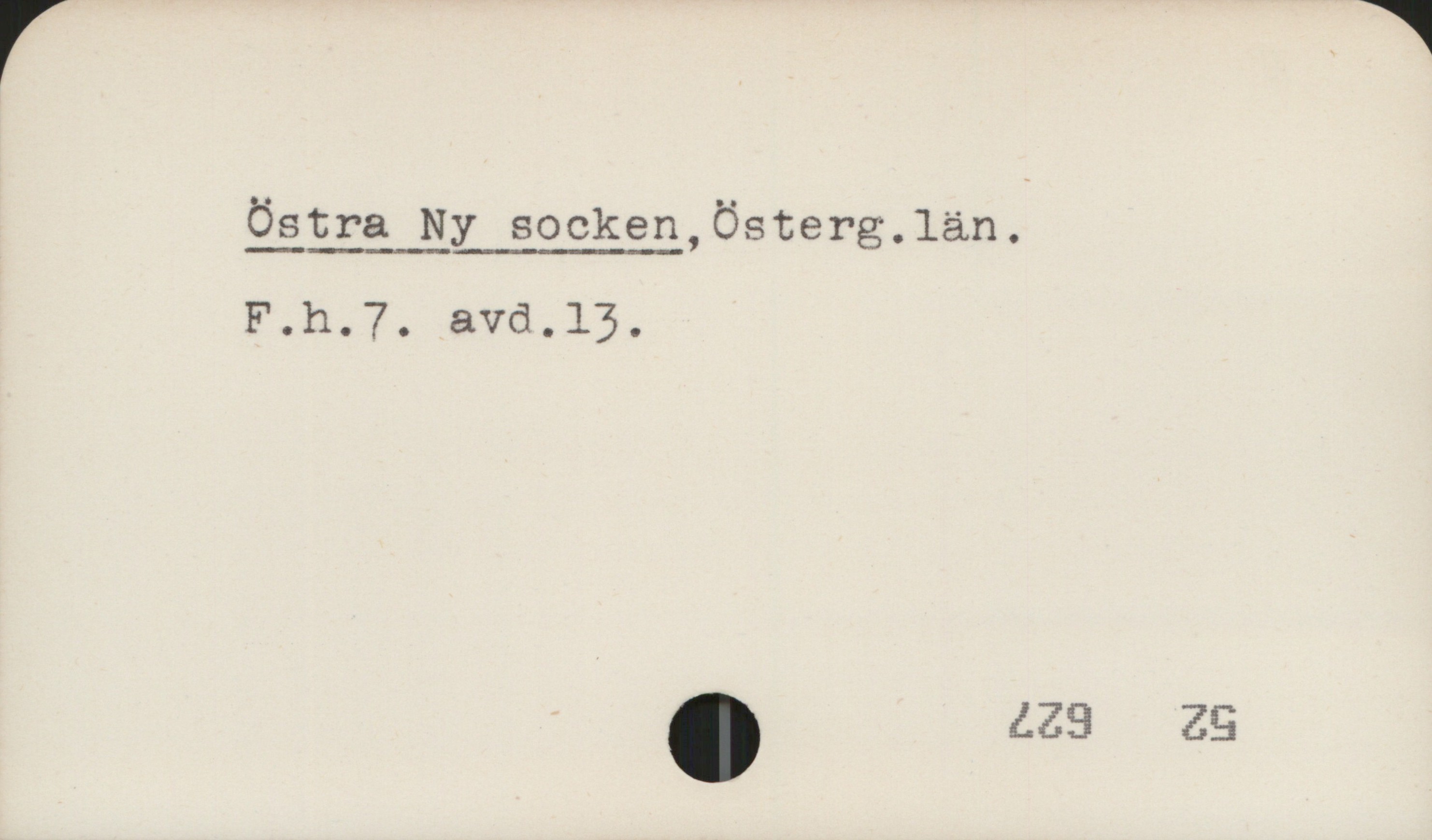 Östra Ny socken Östra Ny socken, Österg.län

F. h.7. avd, 13