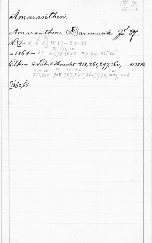 Amaranthen Mg...       -.

-  ;  71;  76-:  f ,. ,
I -f , -, ,. I.. å l ,
==  i: .j jfr? 51; It, .a  - 8   .1.21 .de lg.. Såå.)

m0, OAWQ .9 6" z 360 . fam?
SNS  - 1,2 g 7; , ff , ,
wT-"Lf 75" [fl--av .- 7"]
 (I) In: (w   -7. n gm T-liasf"""(-fi .711. v I 
X .lt-30,:  I   21 -xllyf lnl, I!!  lo" U

I

Ill-:2316,