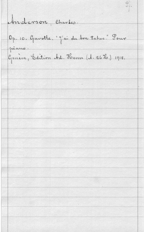 Anderson, Charles V. . Iq

,  lO.  u  itself-0va 

  Jfå.?eémw (J-(prmÅ lqlB.