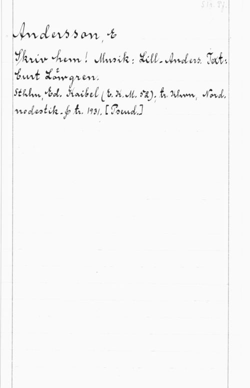 Andersson, E. I
 Mt, då

l

 VÅme I   vavwgew, 
sad... M, .VWM- (i. :ML 021); i. www, MM, 
vawém.fv få, ml, [9,th i
