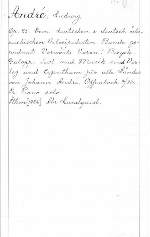 André, Ludwig MQ,  I I
Y  25", M .MWg 
Mariam ULÅOW-Äaa mmaa jag . Wmmliåe gym .I 

ä. W 1040
f0

Mmmpgäé]  MALMÖ