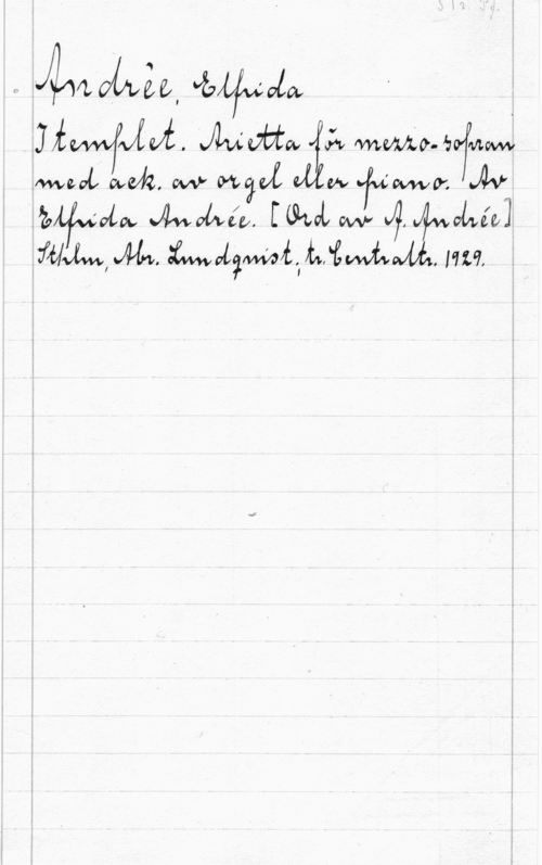 Andrée, Elfrida fw memo-fwme
.AwwL walk, w  vuvv "wwwl 
.yZv "olet leoffwfo.  w blåtamvlwle]
.fUM,M. iwwlimttfåwfwbé., Mu,