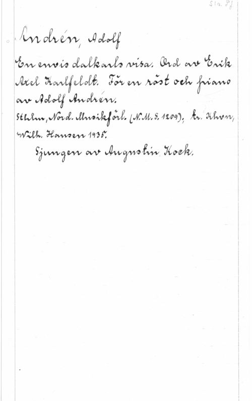 Andrén, Adolf fm värm, Amf

Jlåwf,  från ww lwfof eofv Efvévww
M Joarq 

Siukwytfmtl,  LMM, 5, noe), Å., Mww,
HIV-M, :fc-www WMV.