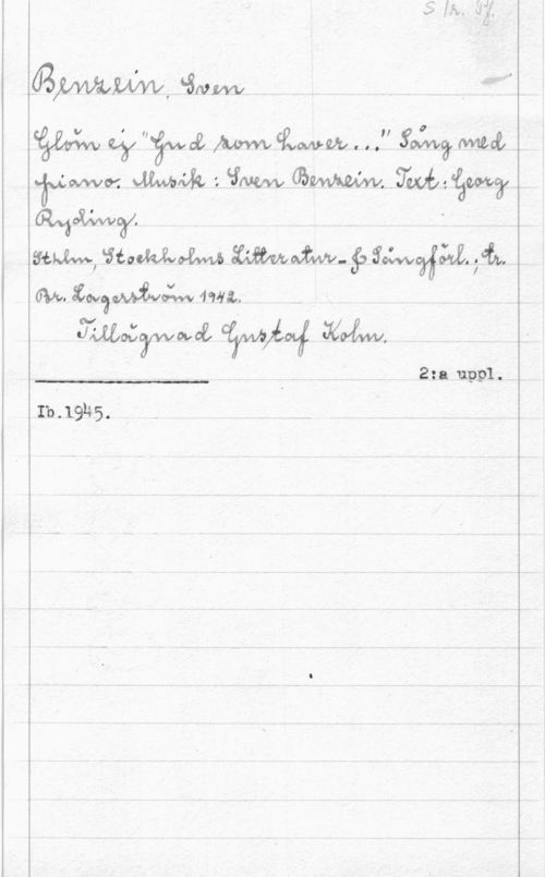 Benzein, Sven W"WåfwoaAmCao-MM, . . .Hfait? Moe
-jxéovvvof yiåwä&Åi iEnvzwmfOBDWVÄZOVV;:KÄVEngzOLäI
www ;
away., -swtevw mm- 5, mwmfwå. få.
du. åäwqwdvåw wa,

Yumwa Wim; WW.

 

2:a uppl.
Ib . 19145 .