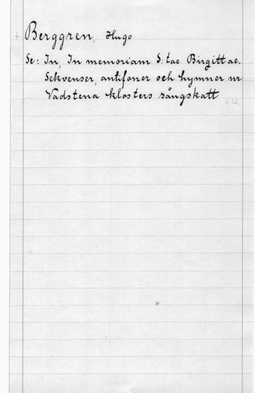 Berggren, Hugo miammnw, åfwgv

.502 JM, JM mwfvmovwv Sim, 

Sohvowam, " men voi-lv mmfwv
wabfwwwväo fm