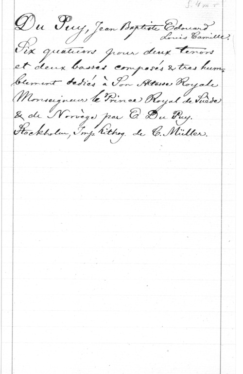 Du Puy, Jean Baptiste Edouard Louis Camille 1QLL
3:a

 

 

fl

ÅÄwa

yija

  Mia-009004,
  
g m X d- .w Få af?

 Lz? 4957 010 amazw.

" éw
061414 
yta-MAJ 066164; aka-24

(W GIT-71; RQ:  

y.