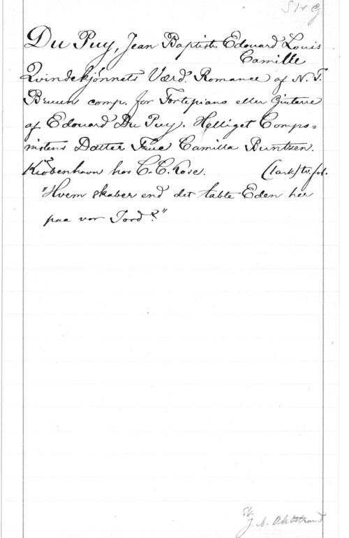 Du Puy, Jean Baptiste Edouard Louis Camille Qjmsa- Må; .
i ÖQJQMJÖJ M)  Miu
u, f?

0033
M MJ.ng

 

 

I o -. Kf"
f -.  .I WMI--
