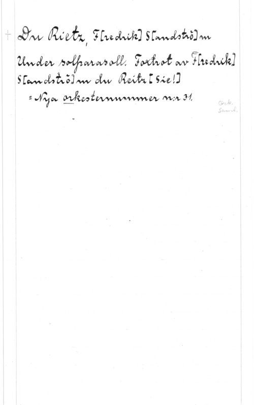 Rietz, Fredric Sandström Du ong  gfwåwdi] wavåvmjw

uwoim, bwlfwvmofw  vw 
 vtw 

2 f av Miwiwwvwvvwww Mn 94,