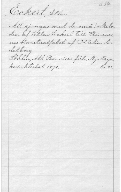 Eckert, Ellen ka Jakan,de 

.f

I

 157,9. I å. aa