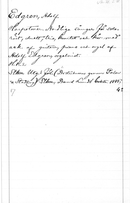 Edgren, Erik Adolf M.f 20.1!
se - . mfogwhezwfzmmfsj

f?