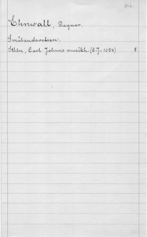 Ehnwall, Ragnar QLWTW.

 ,, i.

 PNL gm (q.

 

10.54) ...-8, ..