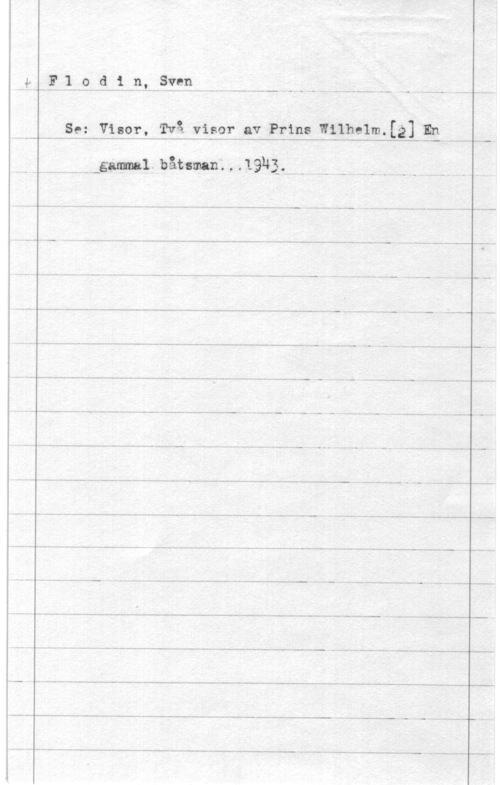 Flodin, Sven fMF.. .1.--.4-.1..-1.1-.,--S.Yf!2,-  - ... - -- 
mh Se: Viagy, Två, vise-r av Prins Wilhelm.[2] En
i I .gammal båtamnl , .1918-21 i
-1 .. - -mun-.....- .... mm-.. n -m - --.mmm