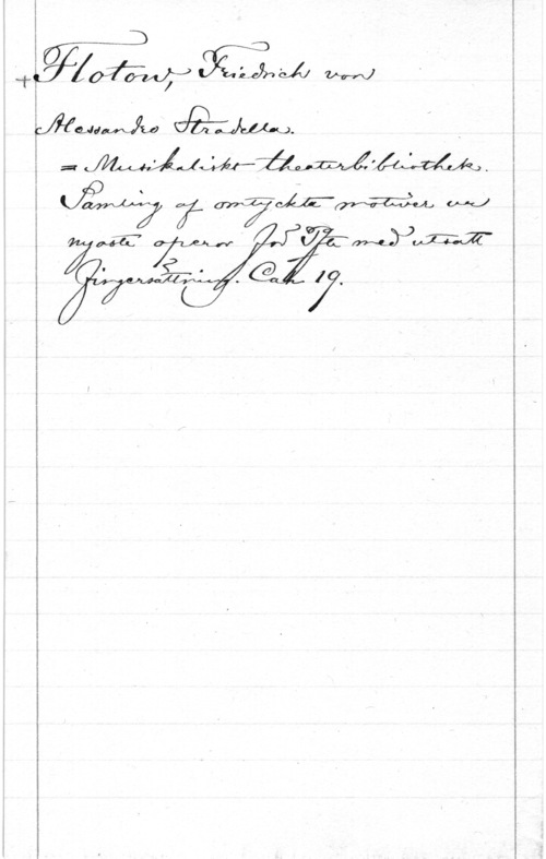 Flotow, Friedrich von 