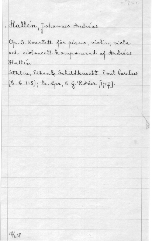Hallén, Johannes Andréas g
iår H ,
o; Iäxoxfwmfww W!
; 

I

Käg . may. ätmifw, e .gmmmql

 

 

47618 .4