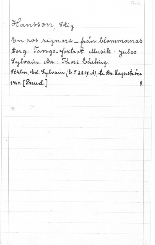 Hansson, Stig WMay-www..  vawwwvwå
 wago--fo-wwå vwwaålk 1 WW i
 påw: .Wilde m7. I .
jam, M. Wum (2,. :e w; A), .th aan. SCWQMMW 

Hawa.  y.