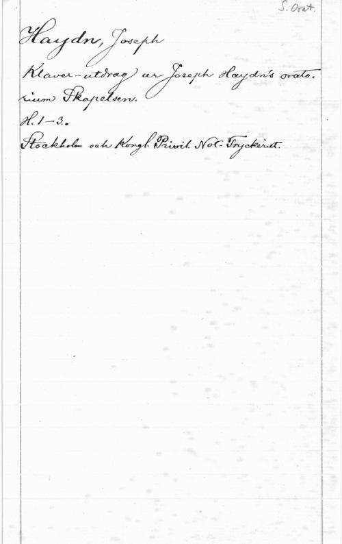 Haydn, Franz Joseph 