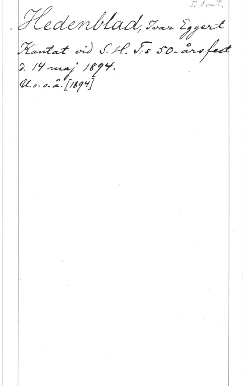 Hedenblad, Ivar Eggert Åaiwwwzw, f 
o fy
.WMJ (Ä) (MJ: av- 

9. lym7f 14791.
444- a.