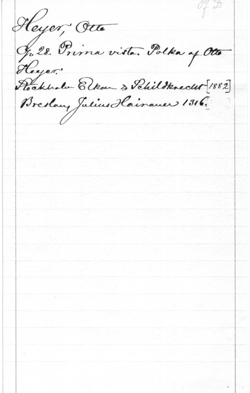 Heyer, Otto gylf-JM ngZM g, MWg-1
 MM 1.716:-" ;

 

---- ..-v-...mumu ...U-...n- ...-