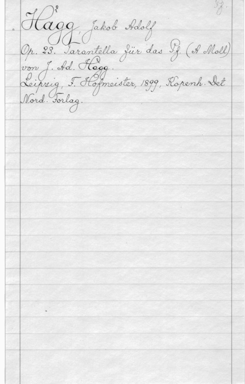 Hägg, Jacob Adolf GW. 23, ångåfåzéwäu  (JM
 1237 , 
WW , f