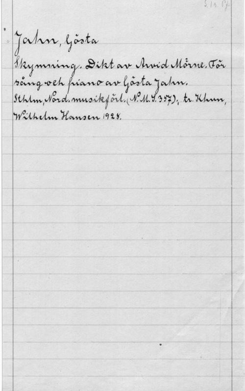 Jahn, Gösta OJMWIGQJW
Sm,fm.mmimwm ,e;7).,.muww, - .
.  19115,. . ,. (-. - ..