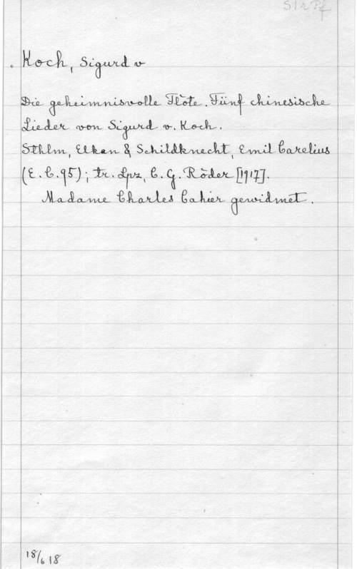 Koch, Richert Sigurd Waldemar von i., Rmylw 25er
Emm, wwwg smart Wåmm
(Law-I a.cå.iR;Mp-,.;g.
