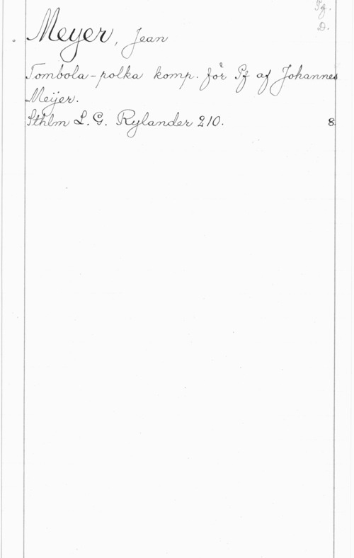 Meyer, Joh. f7 
gww W-"Åoi J? 7W
ip JK?- 8

W 210.