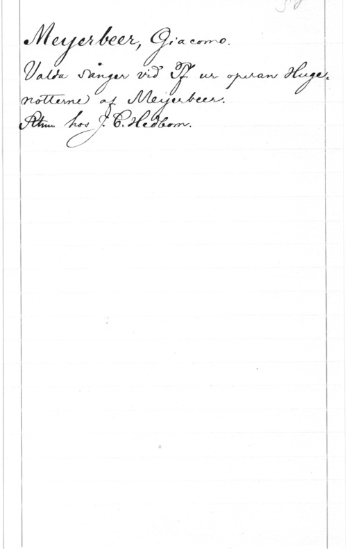 Meyerbeer, Giacomo 