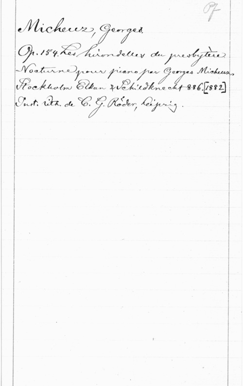 Micheuz, Georges 9,. 1f7,ä)félw-åulv dw I

MQ LWWQ WW "Mm Å, .m , fm
ffl 741 A M
waw åäm Wåmmfj 023944128ng
ålar.  aa M  . å

1
I
i
I

 

i

I