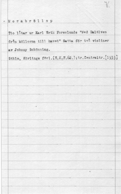 Forsslind, Karl Erik Mn .2: lab -r 0,1. .1.2-9 - - - n.--
gar-.ur Kall Ern: Furulund; "vad Dalälven
frå; mmm .till havet? wise föLtvå-.Iiounef
1250111119 .Sväöyähååfm -.- -7Sthlm.) Äörlines. .förLÅE-Ä-.F-.ÖQJ = fat-9.092!! W- [1933]
-- .. - - ... - M.. - - v.

4 - ... .4- - M - -- .. - - -

m i -- u ..- .. .. ,-........----,-.. - -.-T-