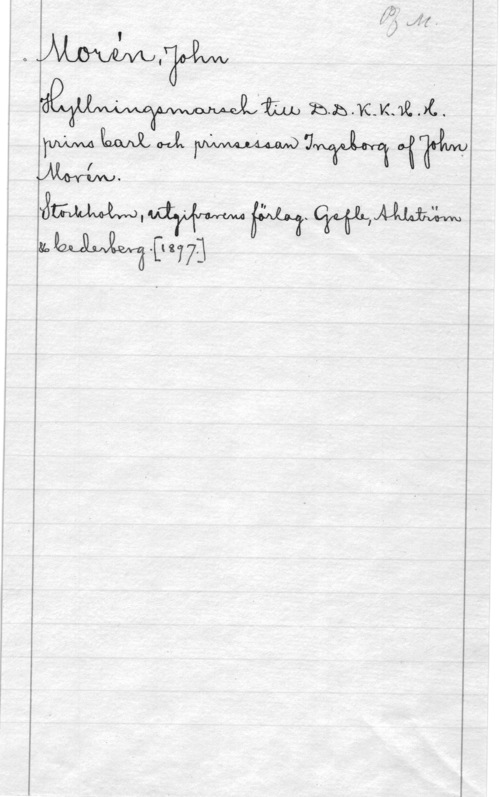 Morén, John Teodor 