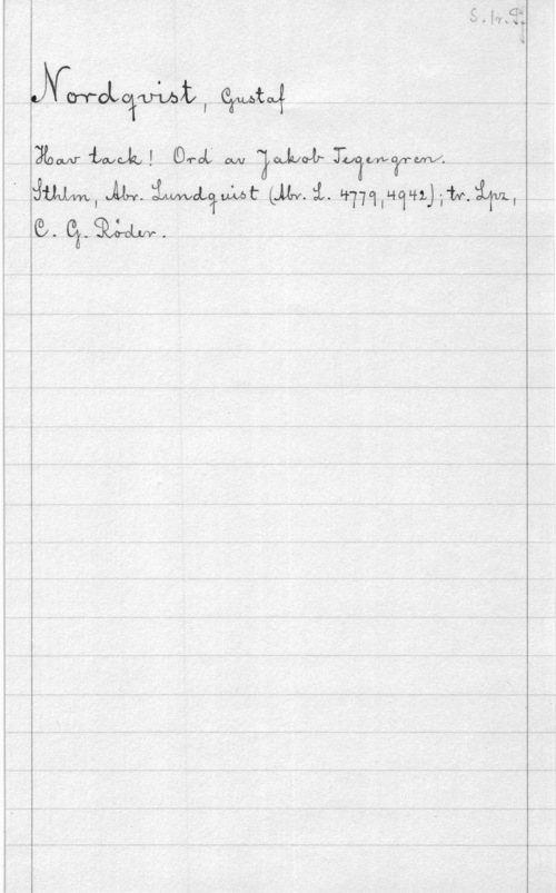 Nordqvist, Gustaf Qrutq

mm, Juw- iMMLgfwt (MN i MXWTW.
Q.  q i . .H77quqWLJ3M.M,