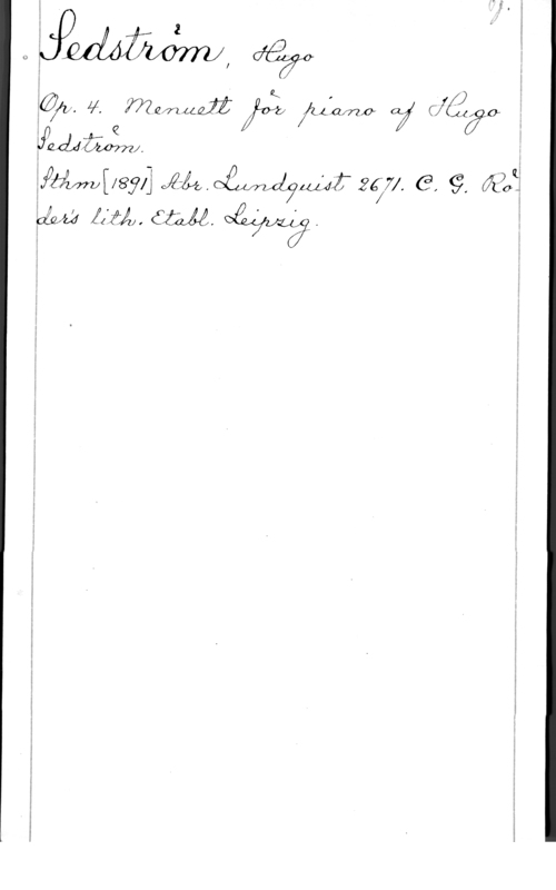 Sedström, Hugo Axel Vilhelm v

 4. mzmuajz f: ÅLMO G7 C] 
fcddäoim W
  26j7l.   
 Am, fw.  i