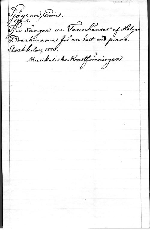 Sjögren, Johan Gustaf Emil 