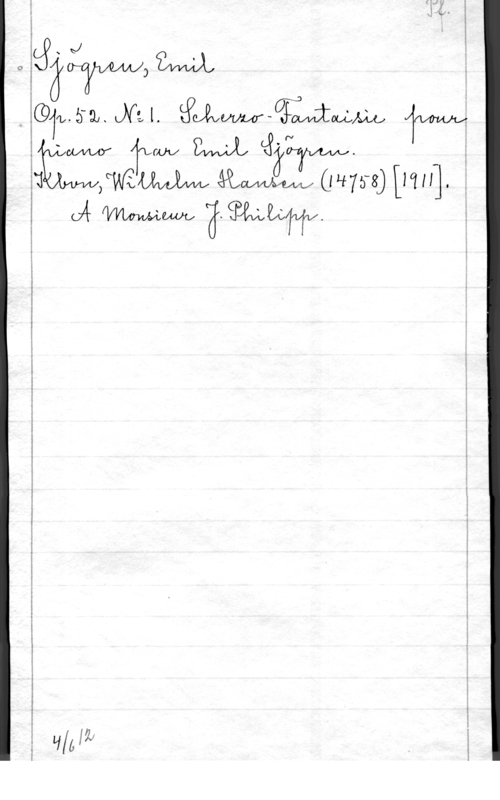 Sjögren, Johan Gustaf Emil OW!
. (914,.5"9J.J(ål.  WW
s(MAA)I mwv  (QYJV o 

:IUM Kmygg) WII-J, 

.j )