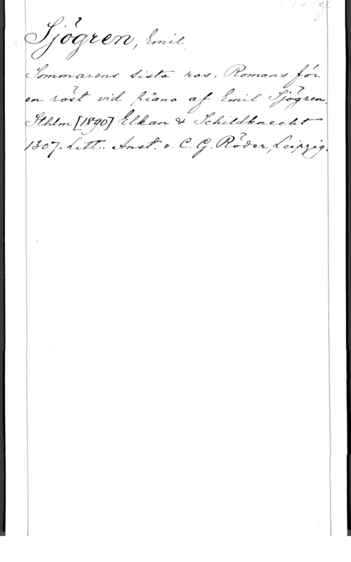 Sjögren, Johan Gustaf Emil Qåfååwåm!  (lf:

ff fåzzm. [170] fÅÅAéM 0,1 yizo-(6,444 2.6-4 f-v

f

l
.-