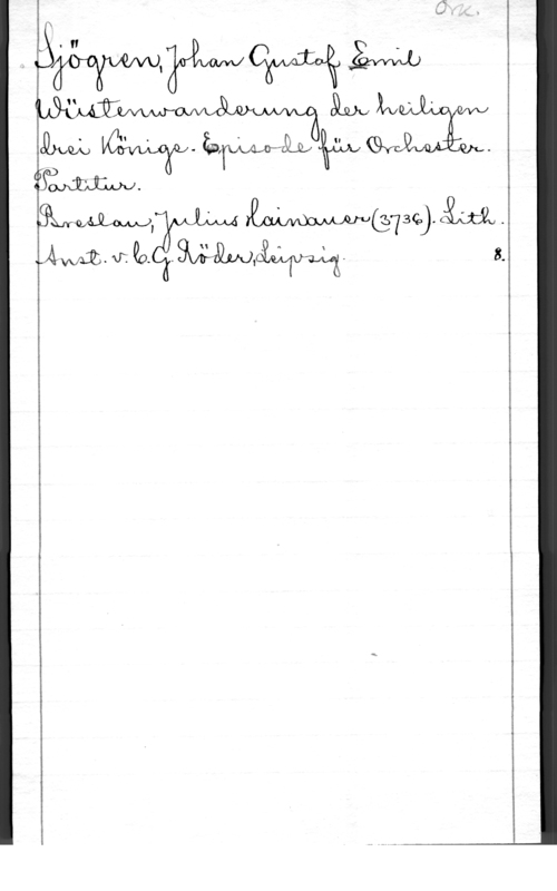 Sjögren, Johan Gustaf Emil 