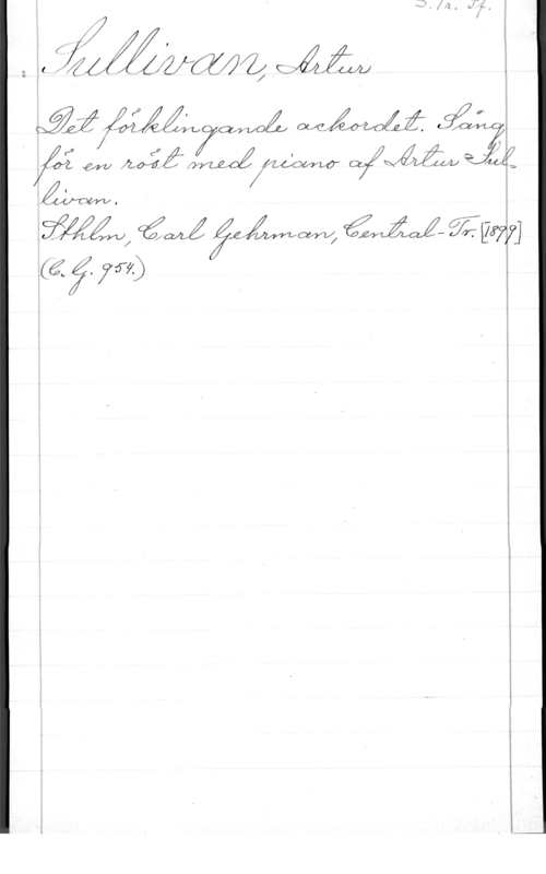 Sullivan, Arthur Seymour z.cféwfmmwww,

åzåhaqmbwäwféäå
få: W agg, -WVLLOÄ fimw Q! 
f K f 

wwyawfåmwaawima
(ä 757) i