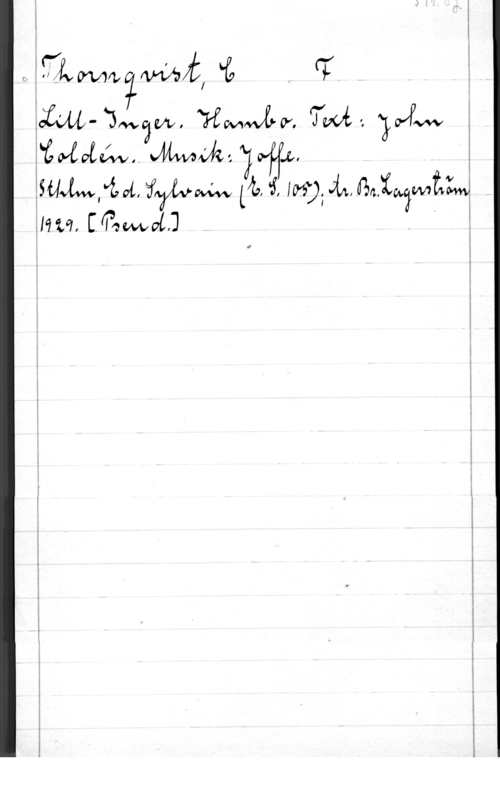 Thornquist, Carl F. IESUMXÄUL "äfåalvm (L, i, 104); ia, Micåwmw
WW,  w v

s
i
f