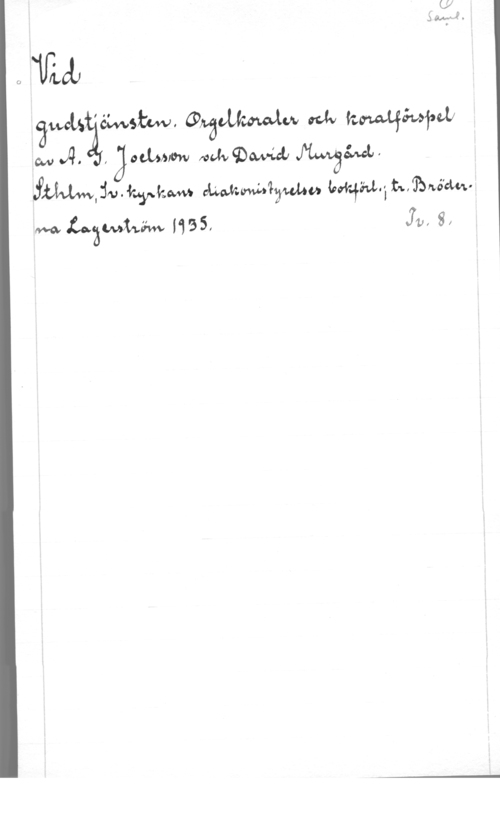 Joelson, A. J. & Murgård, David UML

äw imsm. mamma-h :av nmqswyw
va. ,Joobmvw fovkqbowécb 

fmjwwkm wwwgww Mim", ammu
Måaäwwm mas. 31,, s,