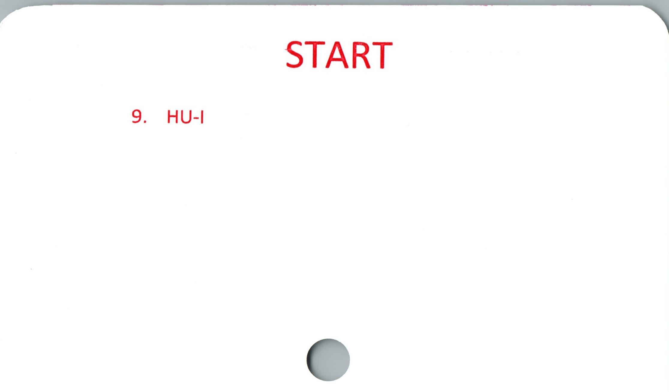 START START

9. HU-I