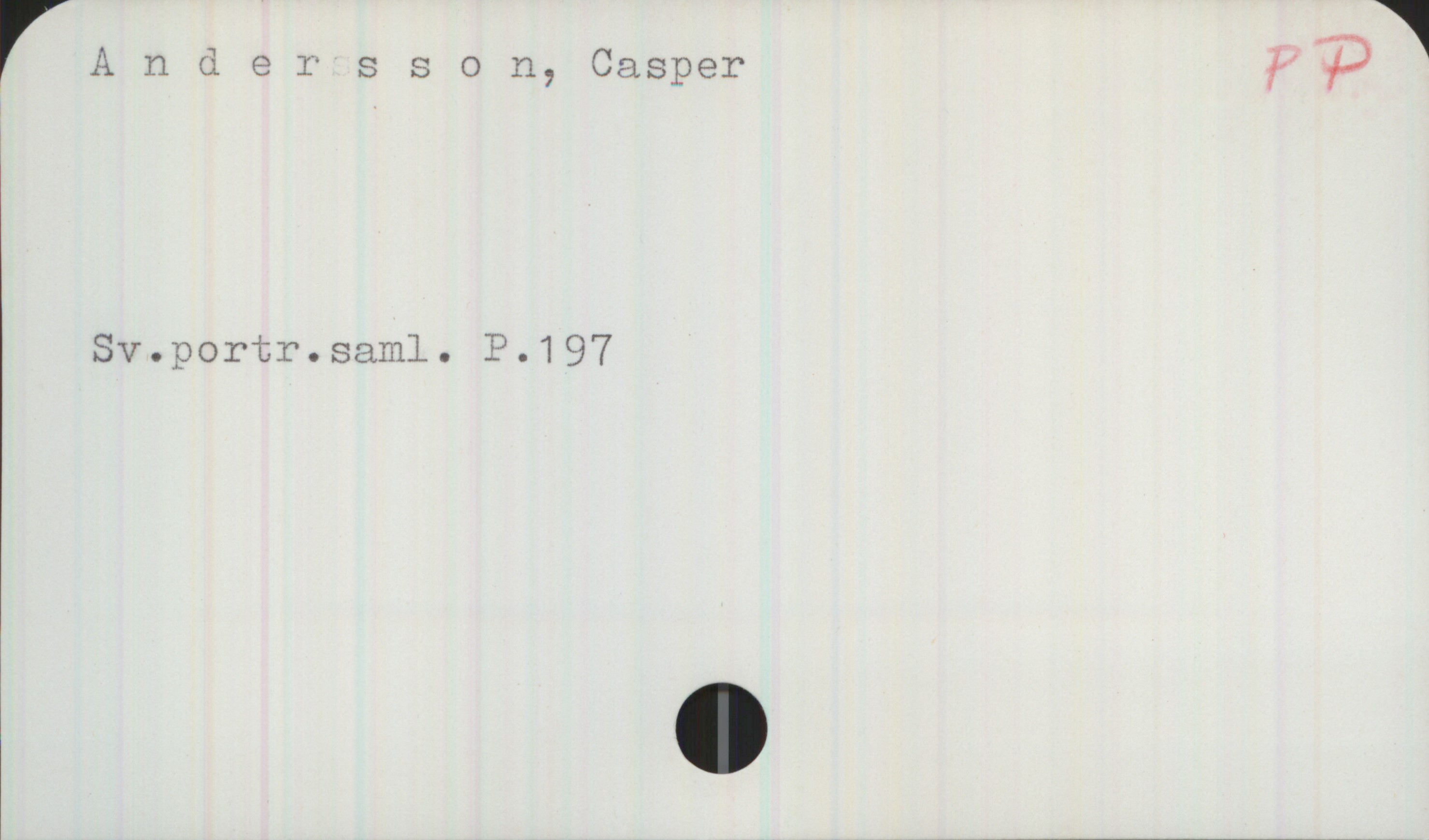 Andersson, Casper Andersson, Casper 

Sv. portr. saml. P. 197