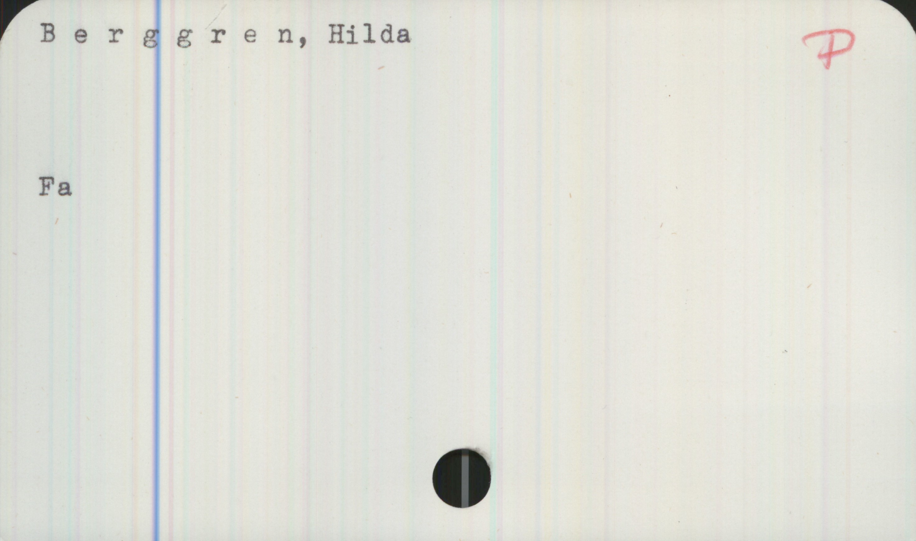 Berggren, Hilda Berggren, Hilda

Fa