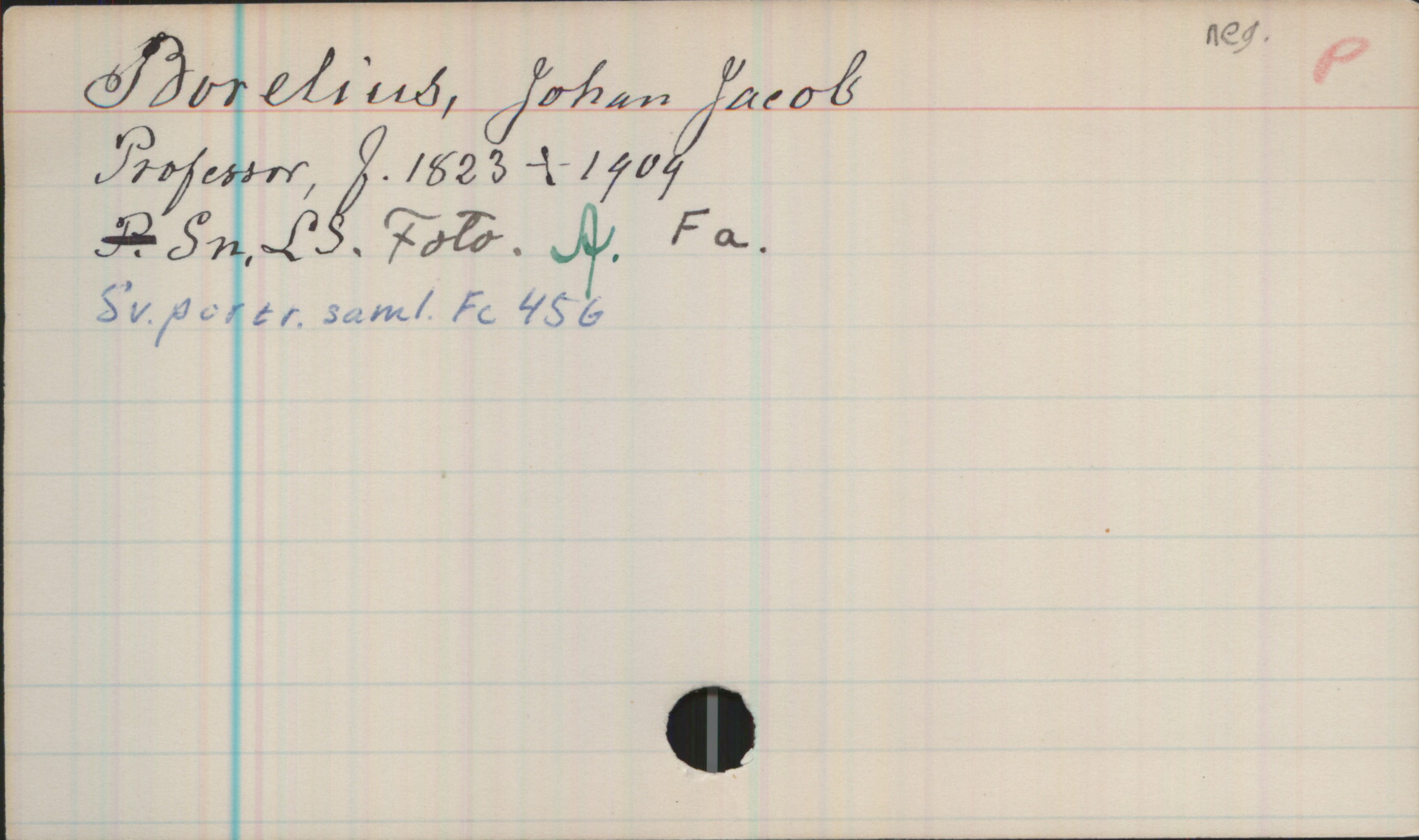 Borelius, Johan Jacob. 1823-1909 Borelius, Johan Jacob
Professor, f.1823 +1909
Sn. LS. Foto. A. Fa.
Sv.portr.saml. Fc 456