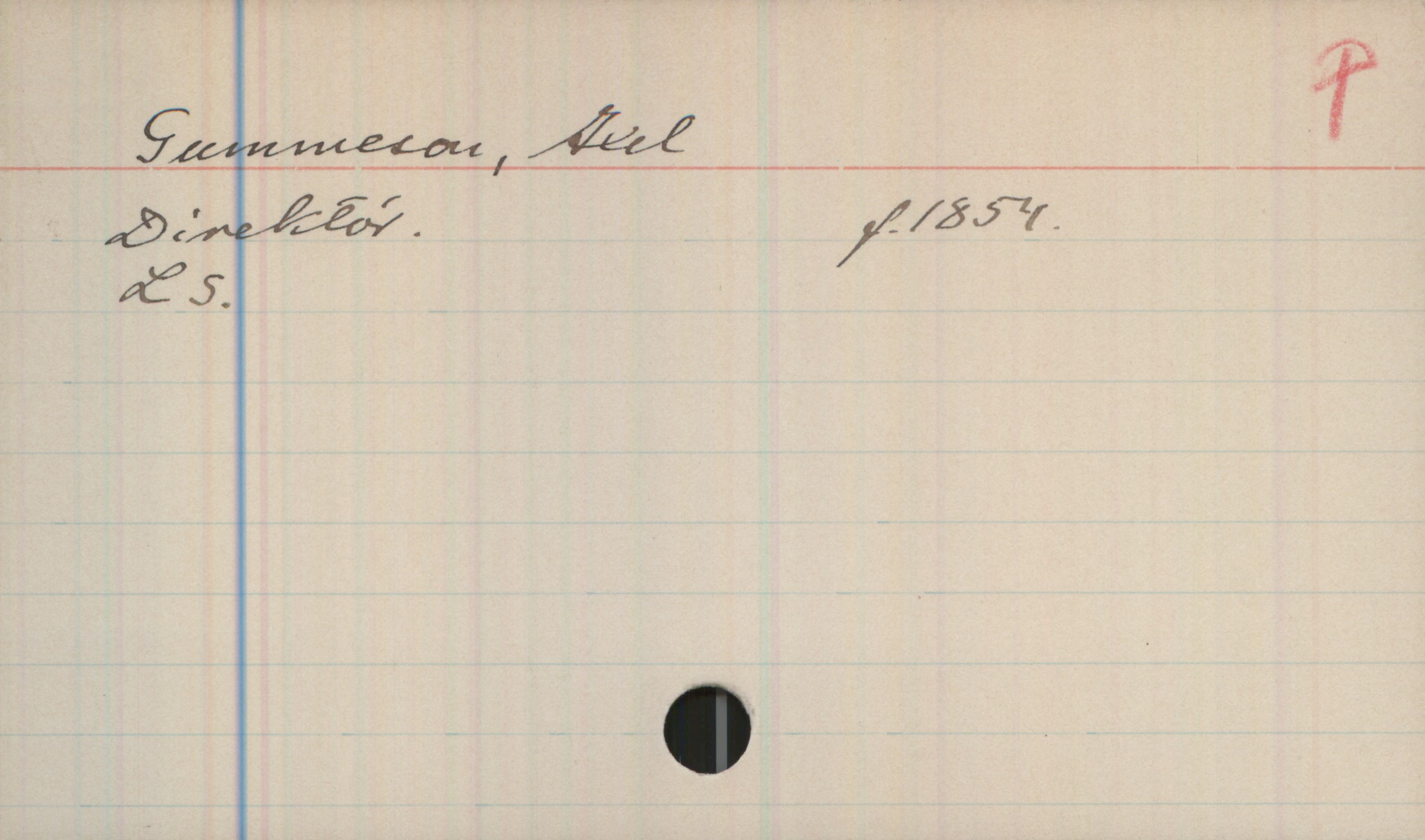 Gummeson, Axel (1854-) Gummeson, Axel 

Direktör, f. 1854


LS