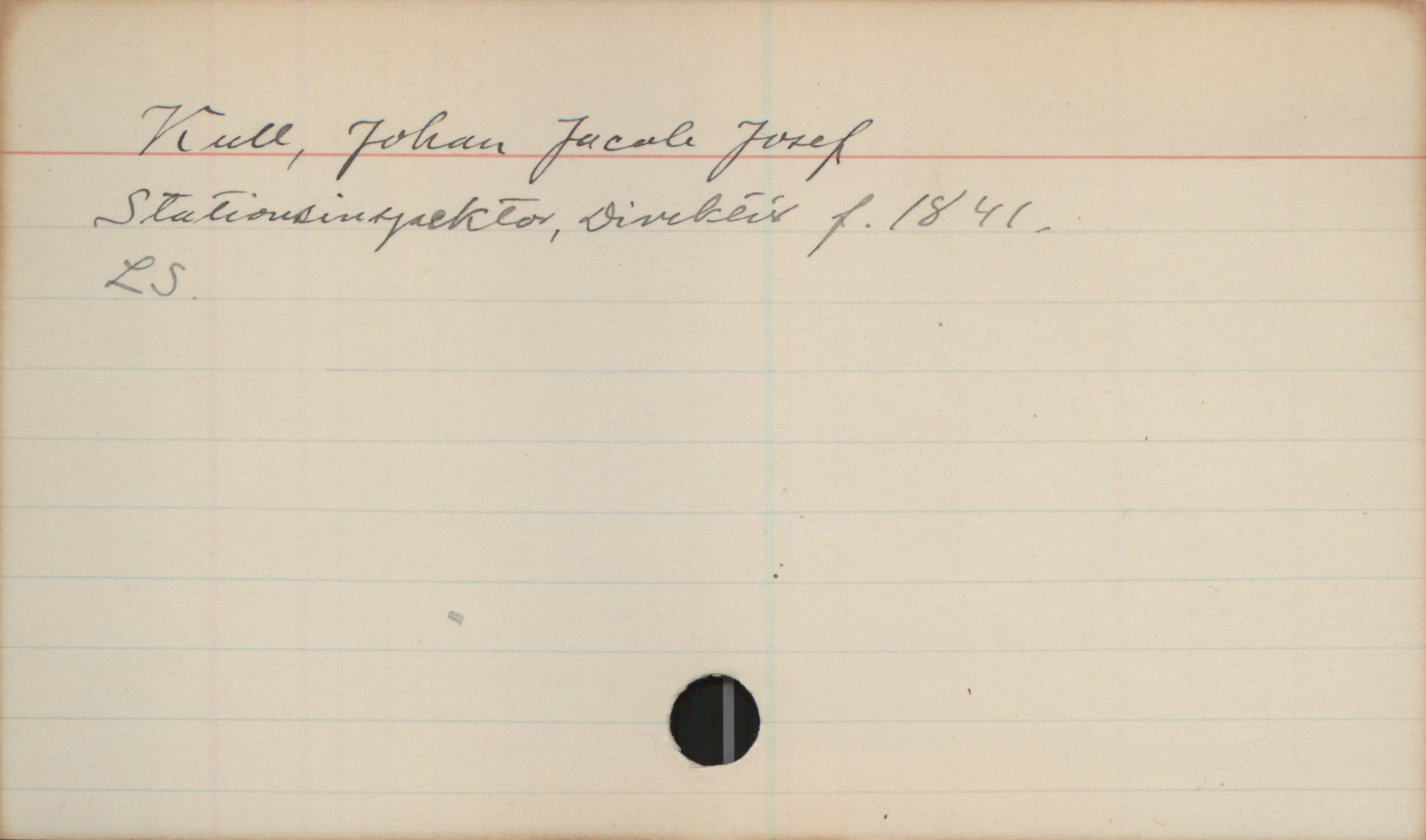 Kull, Johan Jakob Josef (1841-) Kull, Johan Jakob Josef 

Stationsinspektör, diriktör f.1841
Ls