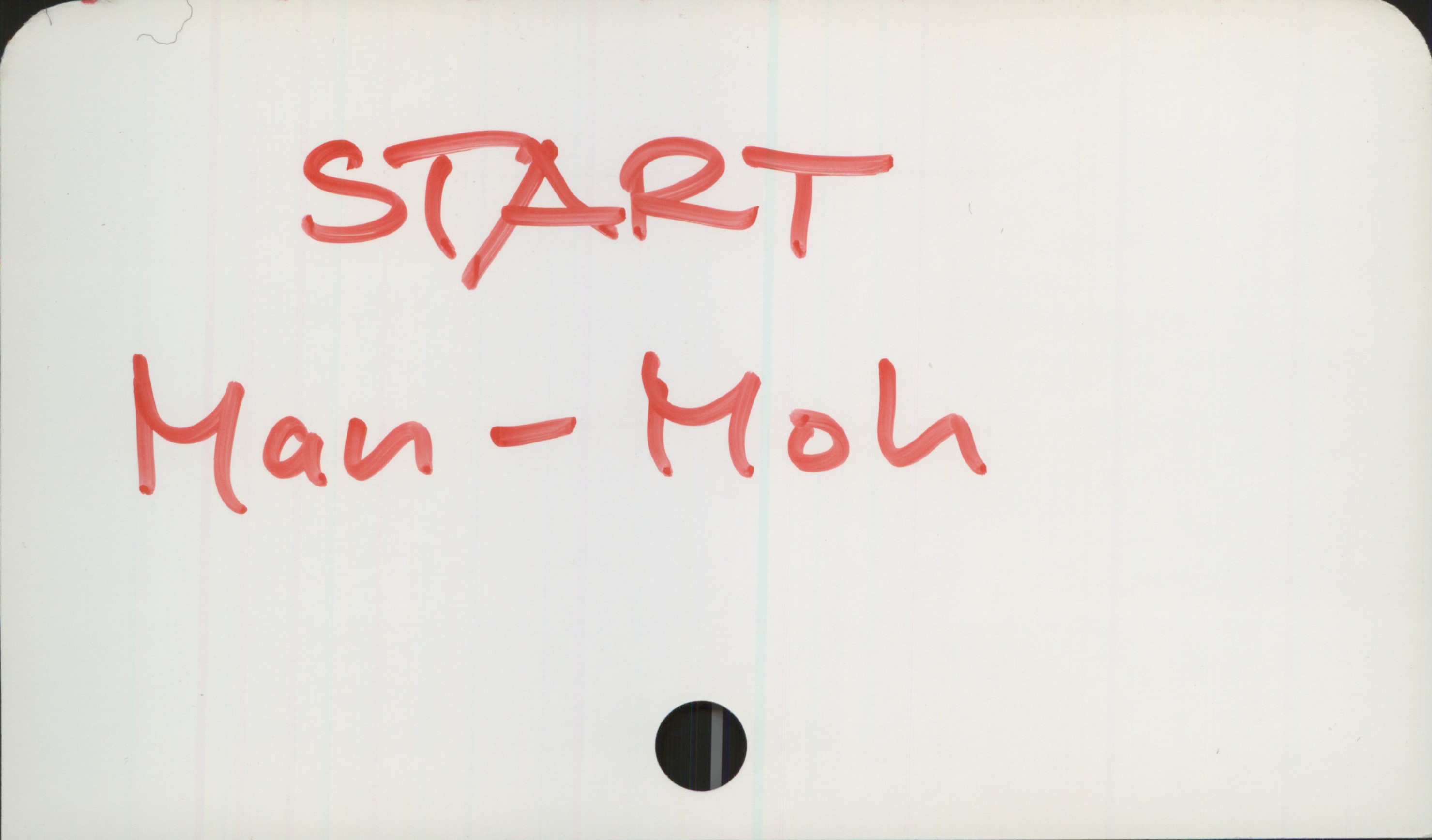 START Man-Moh START
Man-Moh