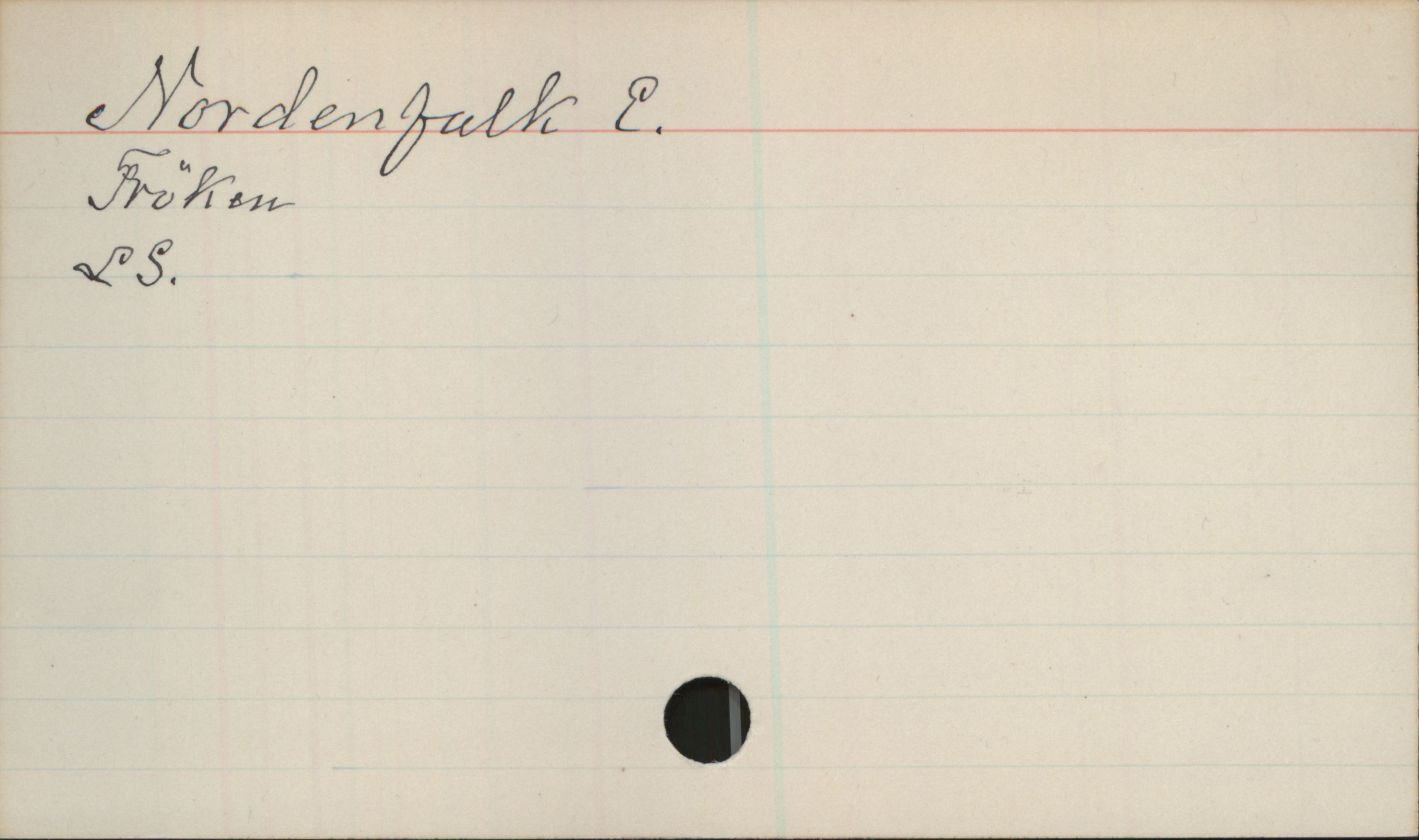 Nordenfalk, E. Nordenfalk, E.
Fröken
LS.