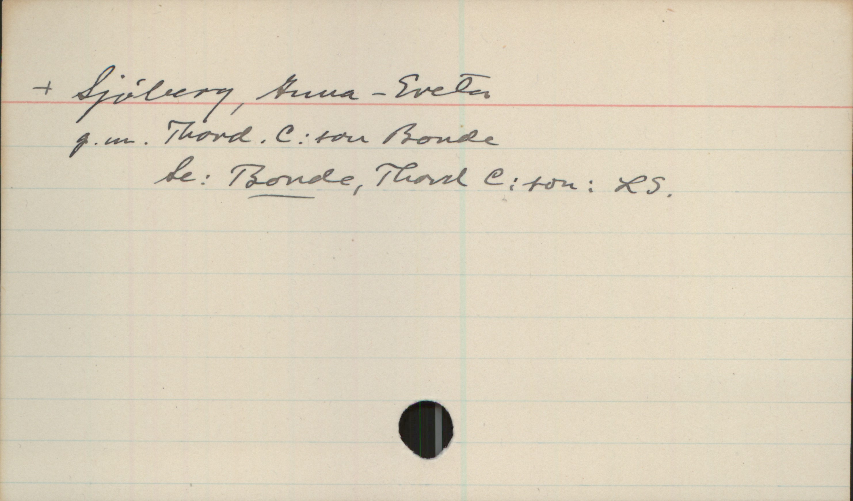 Sjöberg, Anna-Greta (se: Bonde, Thord C:son) Sjöberg, Anna-Greta

g.m. Thord C:son Bonde
Se: Bonde, Thord C:son: LS