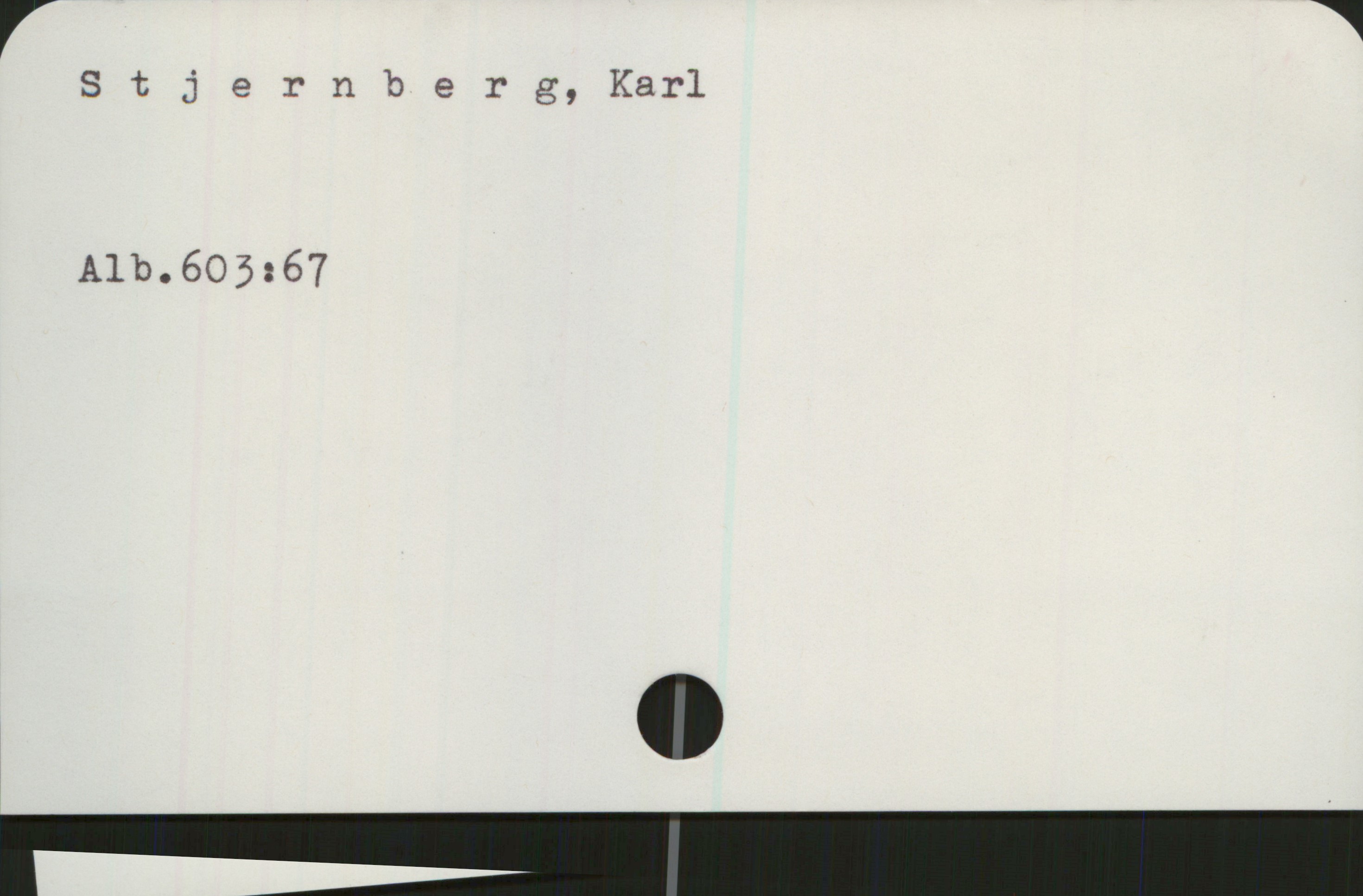  r *
Stjernberg,Karl
Alb.605:67

